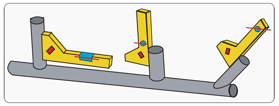 MSL-316  45°, 90°, 180° Angle Adjust-O Mag-Level, 30Kg Force